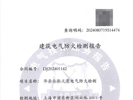 消電檢報(bào)告